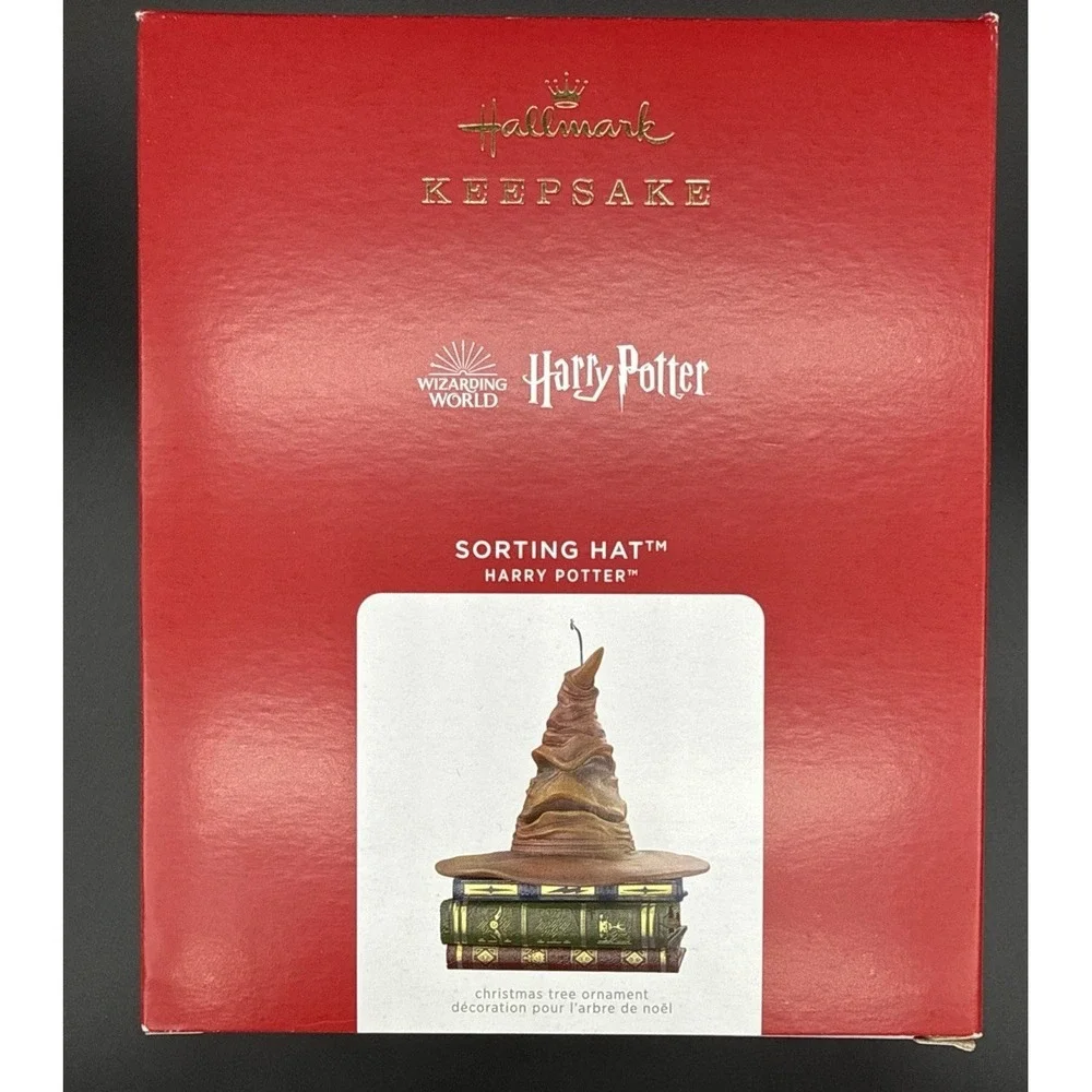 2021 Hallmark Harry Potter Sorting Hat Magic Sound & Motion Ornament QXI7152